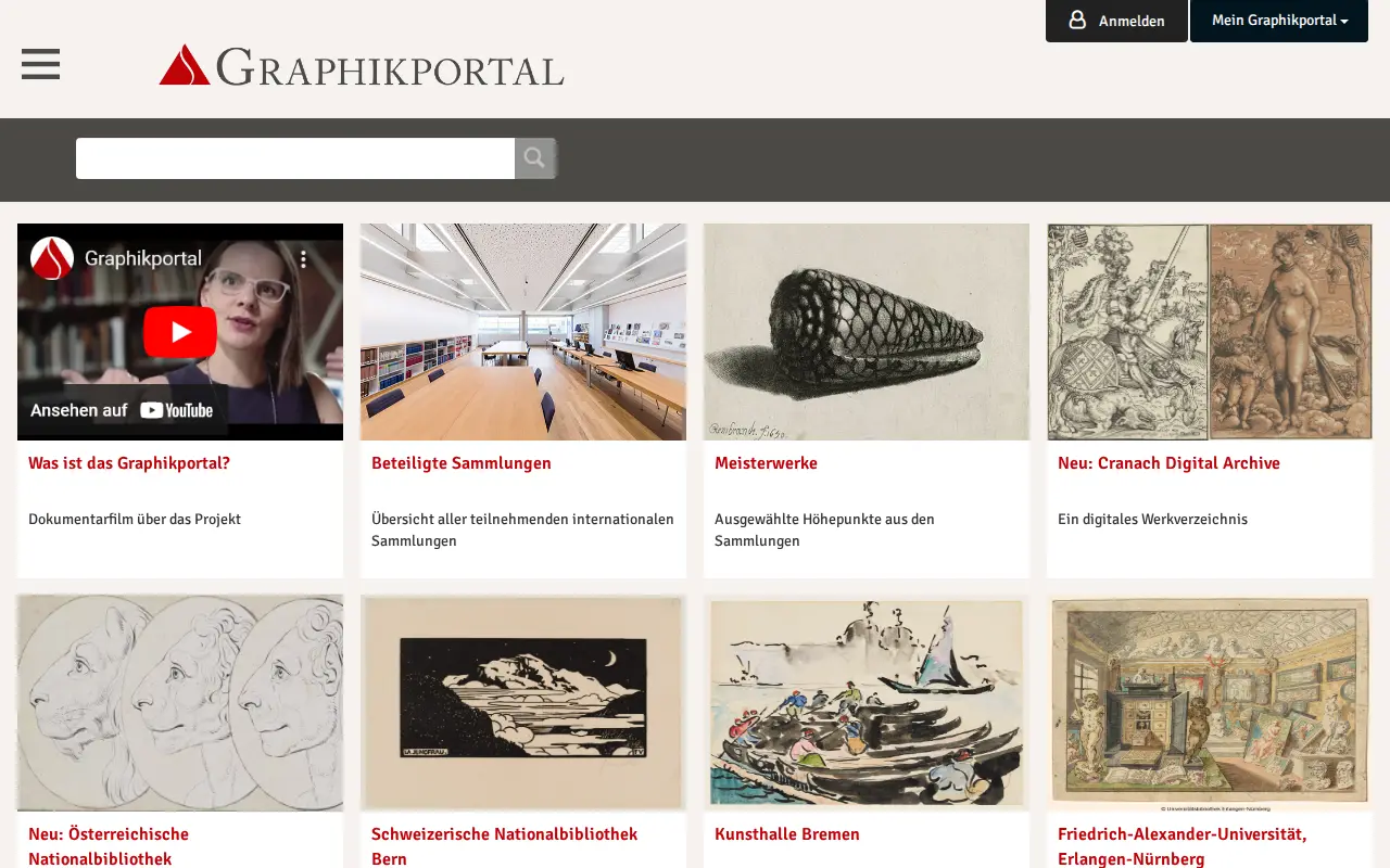 Graphikportal website preview