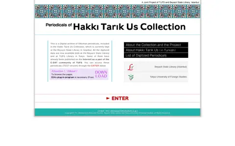 Preview of Hakkı Tarık Us Collection of Beyazit State Library, Istanbul
