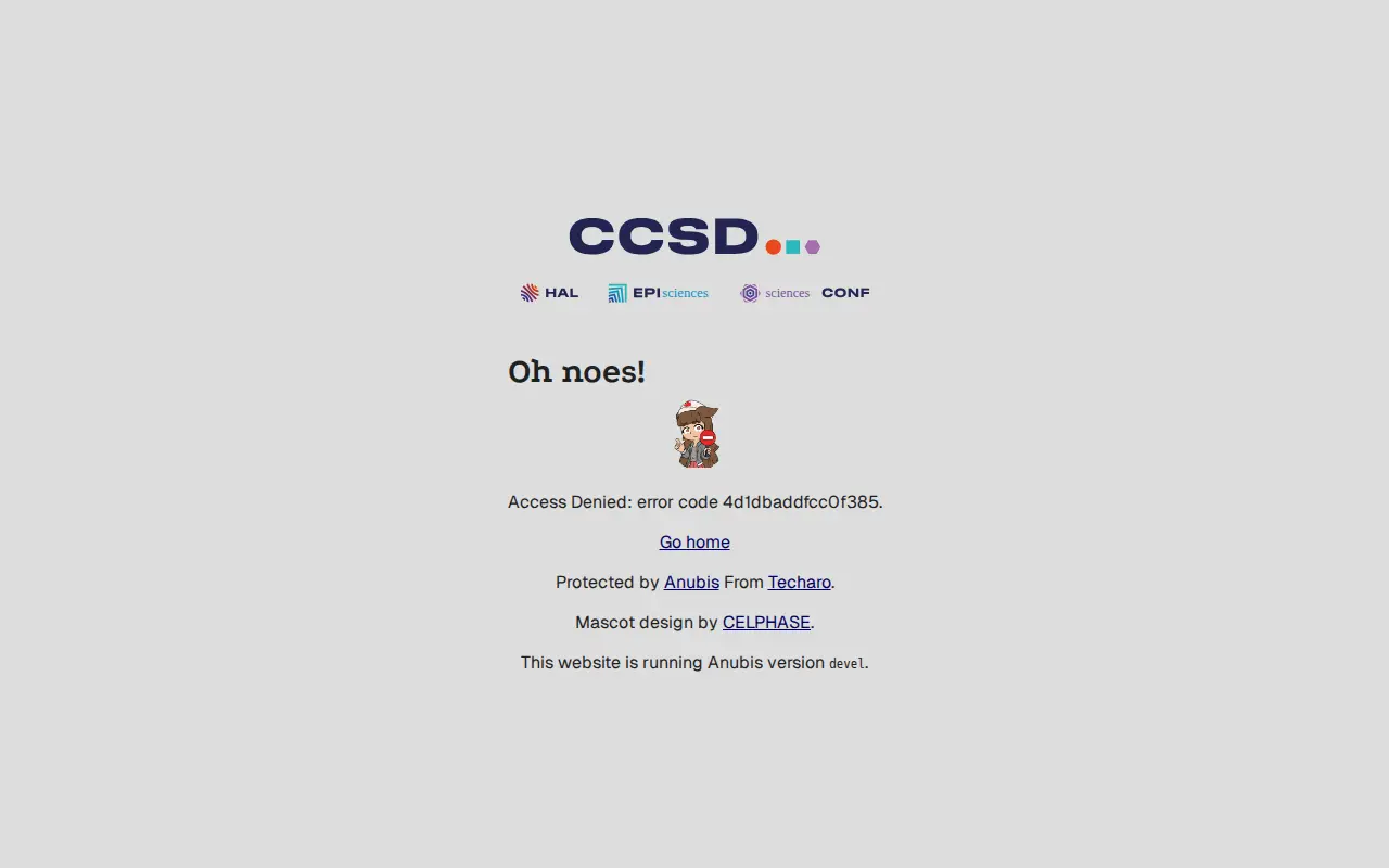 HAL-CEA website preview