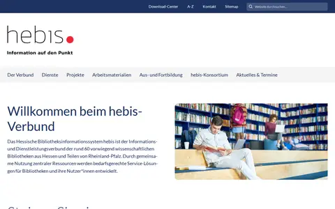 Preview of Hessische BibliotheksInformationsSystem