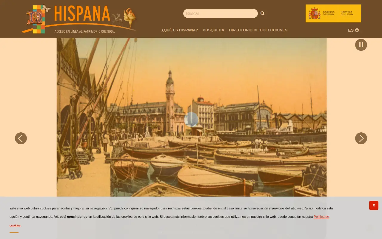 Hispana website preview