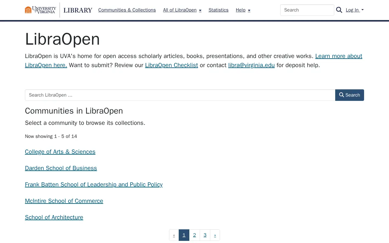 Libra Open website preview