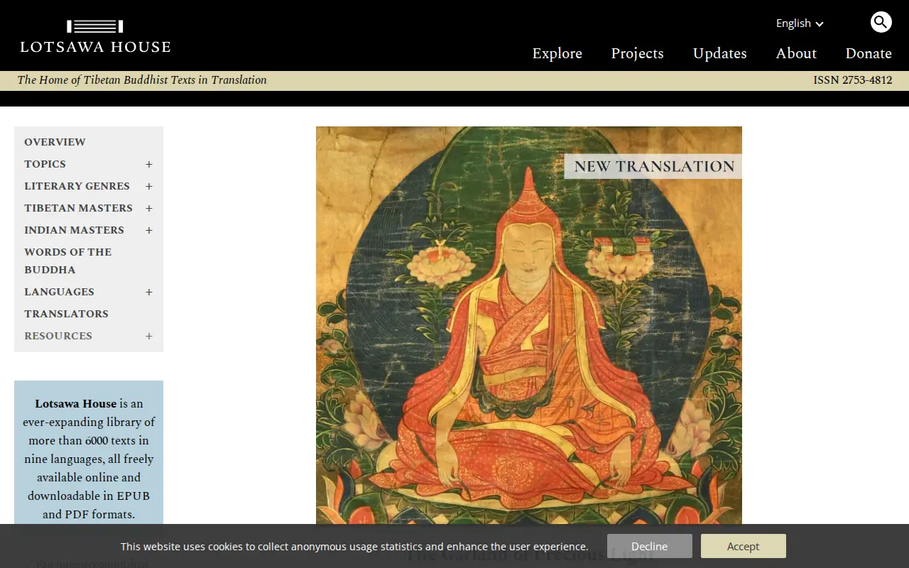 Lotsawa House website preview