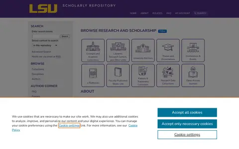 Preview of LSU Scholarly Repository