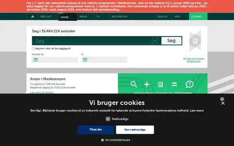 Preview of Mediestream - Newspapers