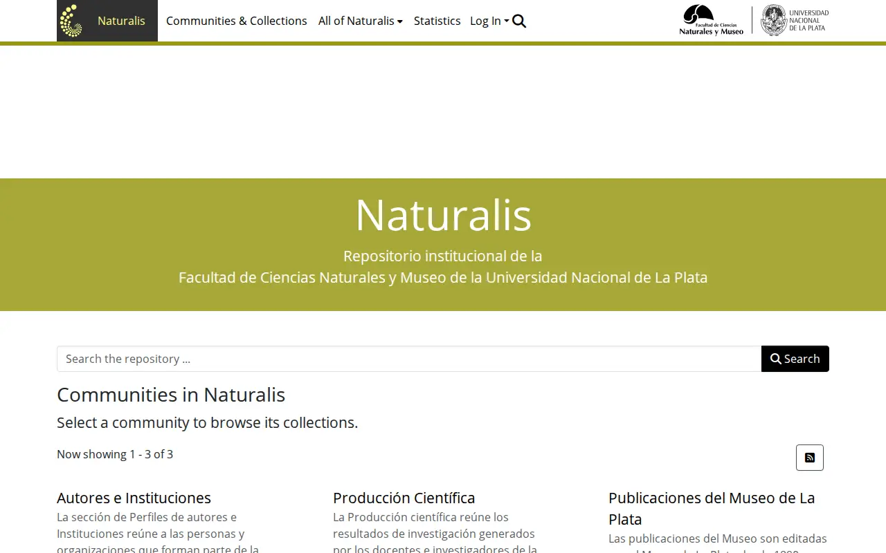Naturalis Repository website preview