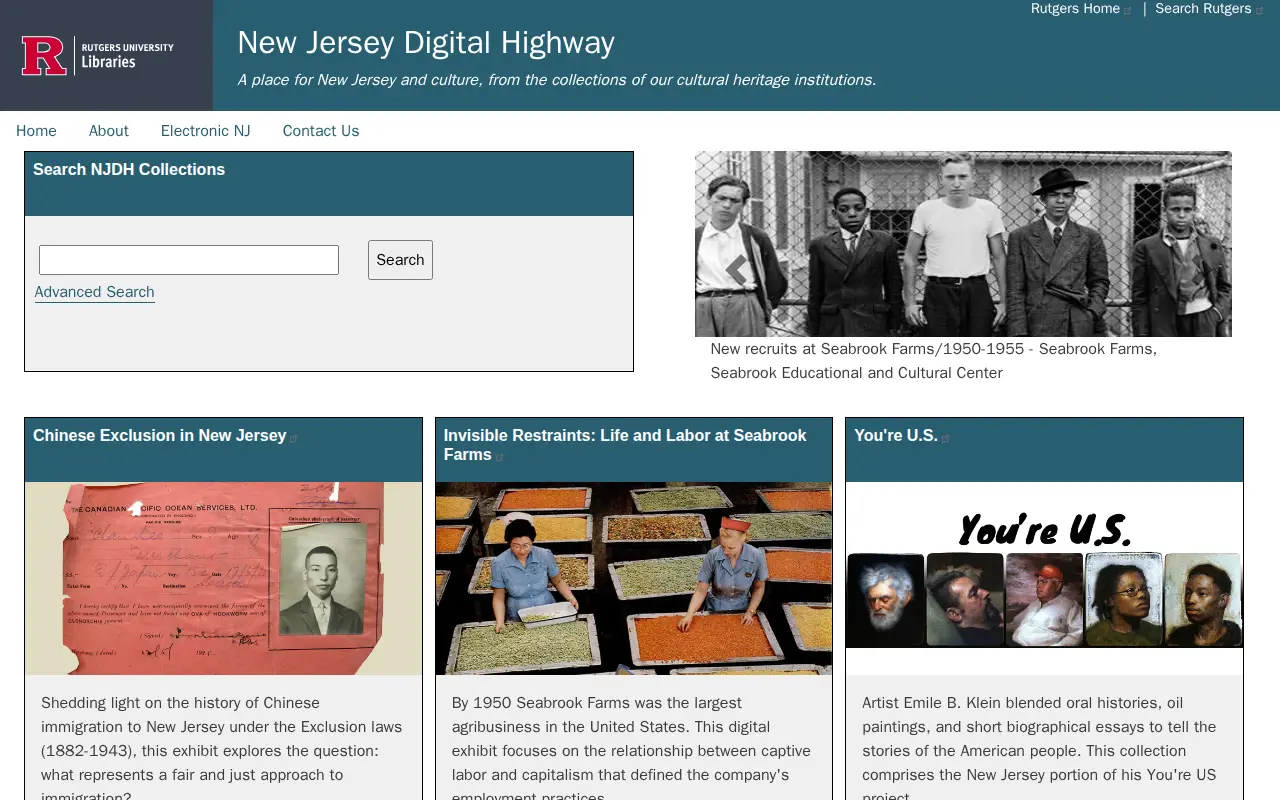 New Jersey Digital Highway website preview