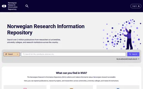 Preview of Norwegian Research Information Repository