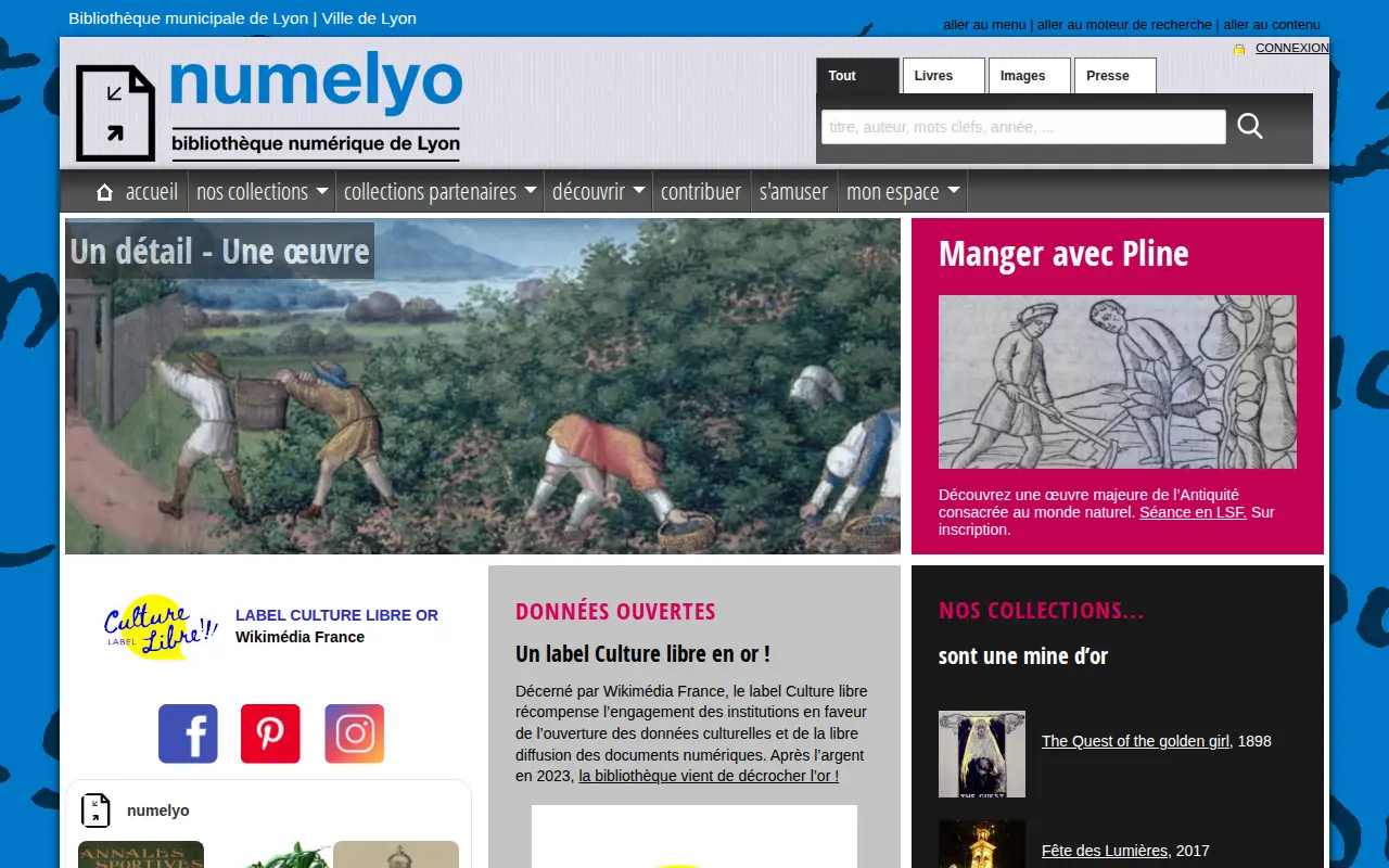 Numelyo website preview