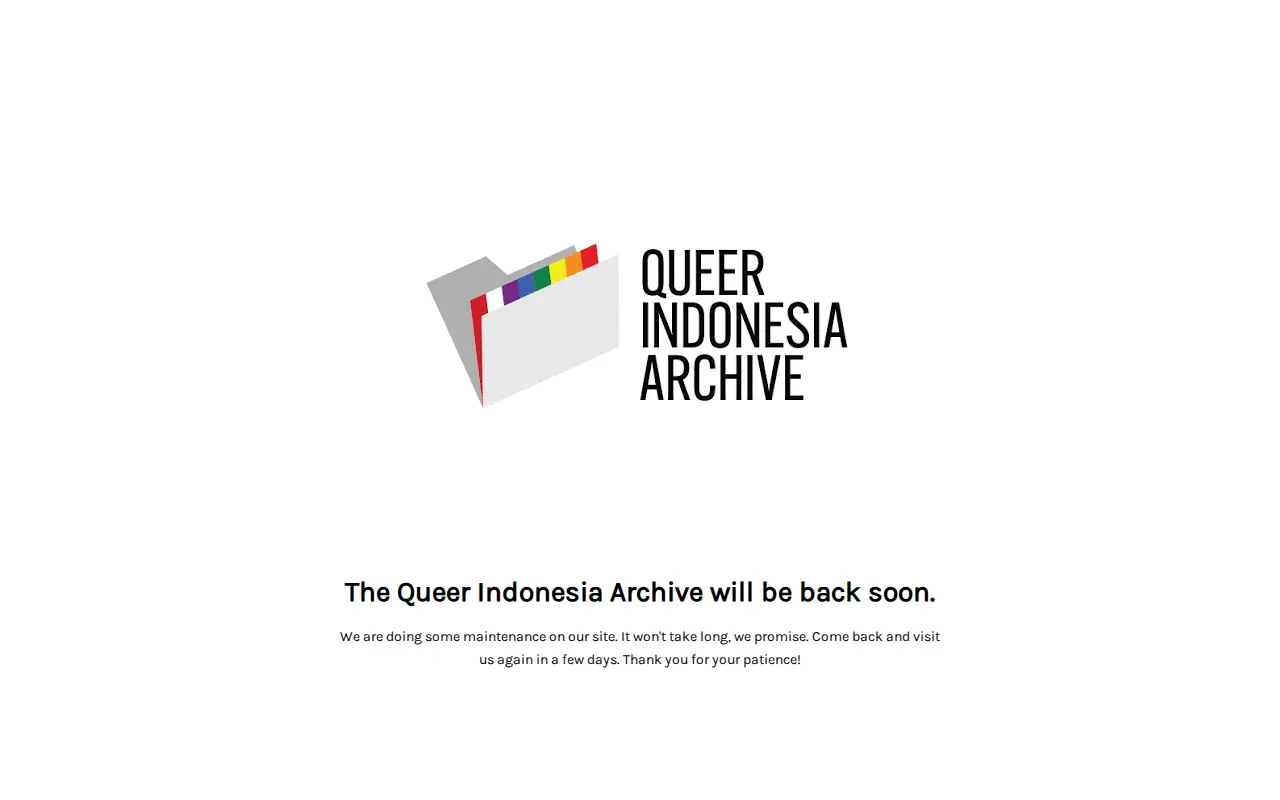 online queer archive website preview