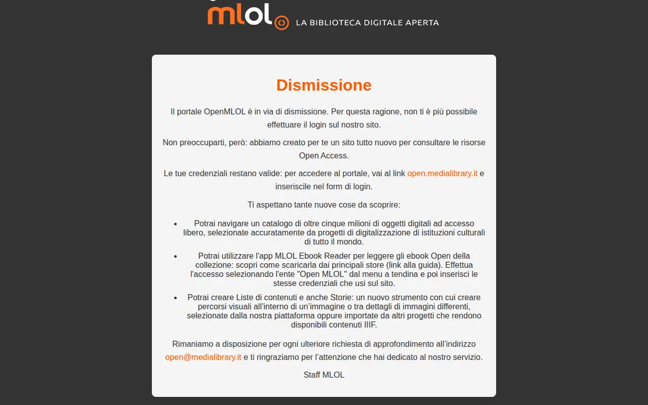 openMLOL website preview