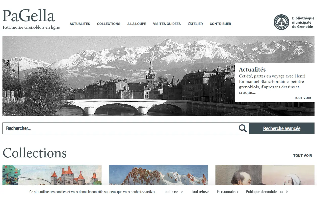 PaGella website preview