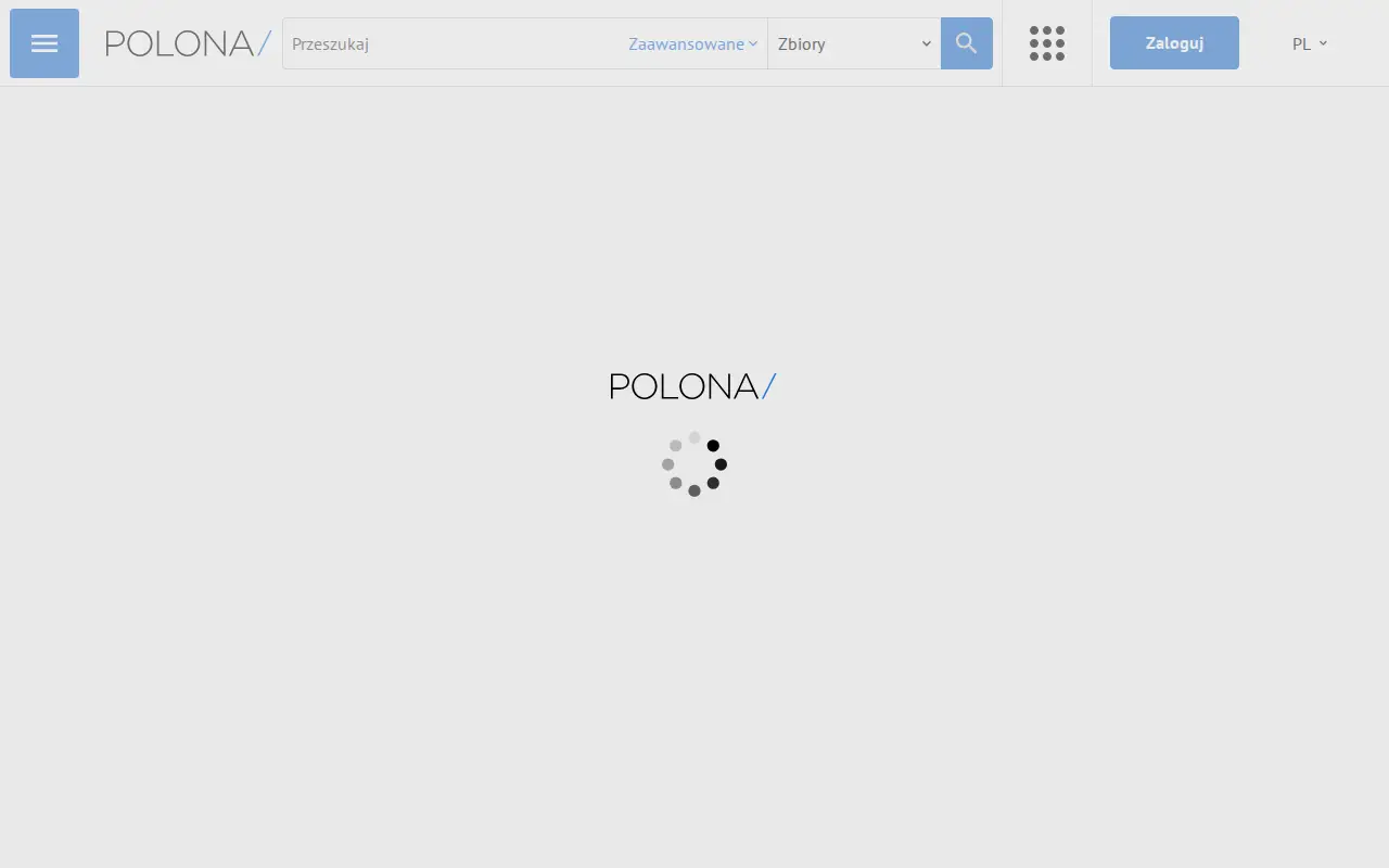 Polona website preview