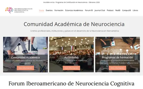 Preview of Red Iberoamericana de Neurociencia Cognitiva