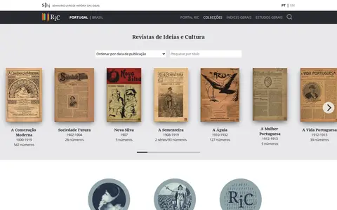 Preview of Revistas de Ideias e Cultura