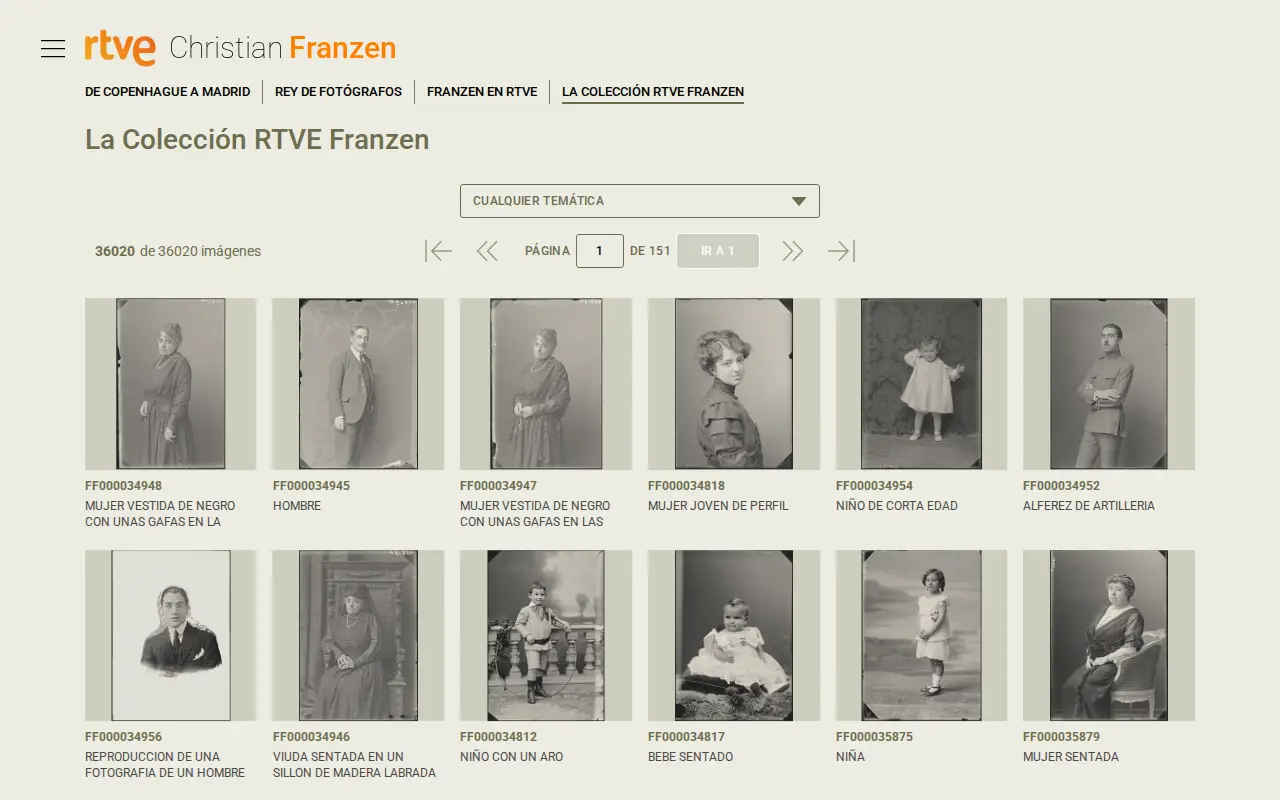 RTVE Christian Franzen website preview