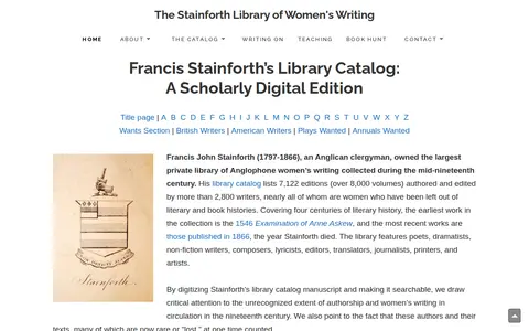 Preview of Stainforth Library of Women’s Writing