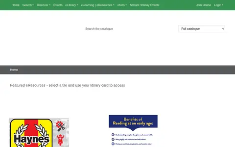 Preview of Toowoomba Region Libraries Catalogue
