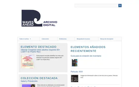 Preview of Waves Ahead Digital Archive