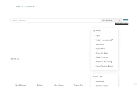 Preview of Western Downs Libraries Catalogue