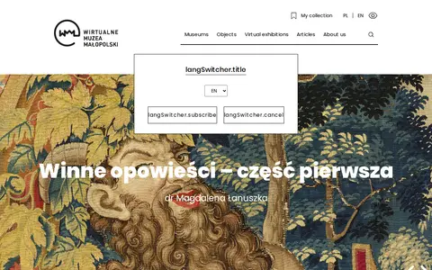 Preview of Wirtualne Muzea Małopolski