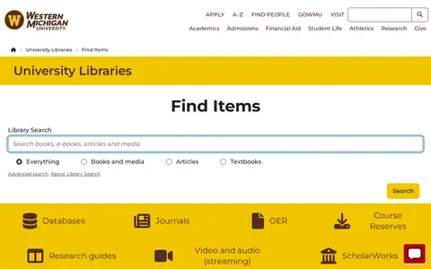 Preview of WMU Digital Collections
