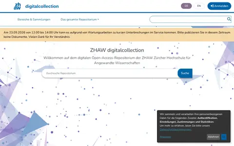 Preview of ZHAW digitalcollection