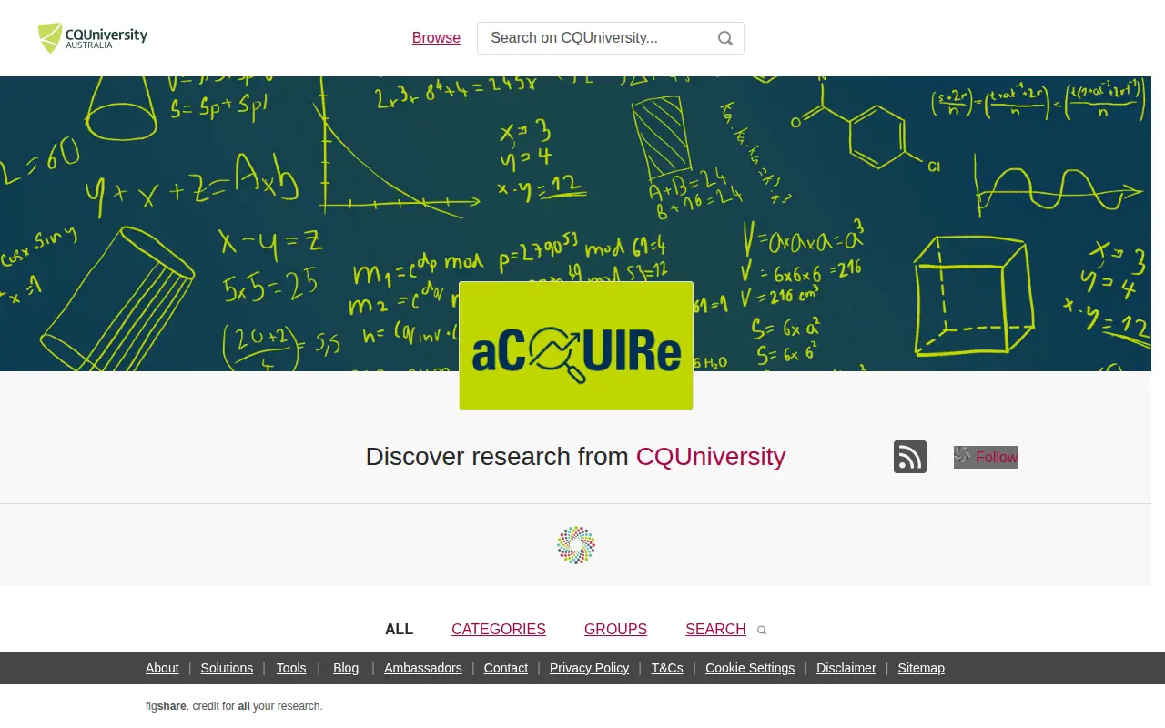 aCQUIRe website preview