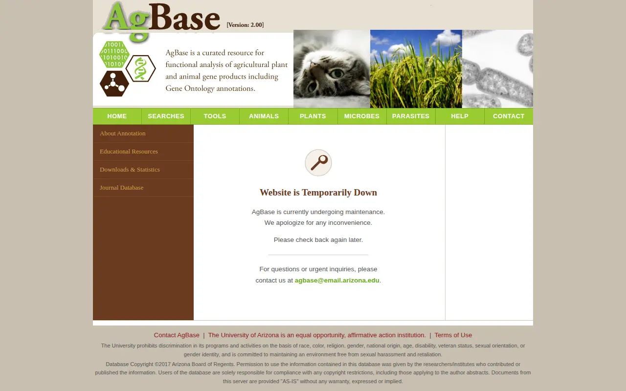 AgBase website preview