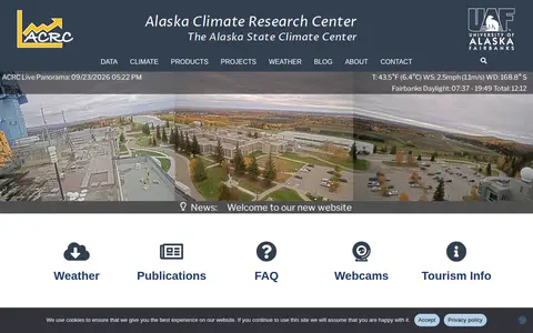 Preview of Alaska Climate Research Center