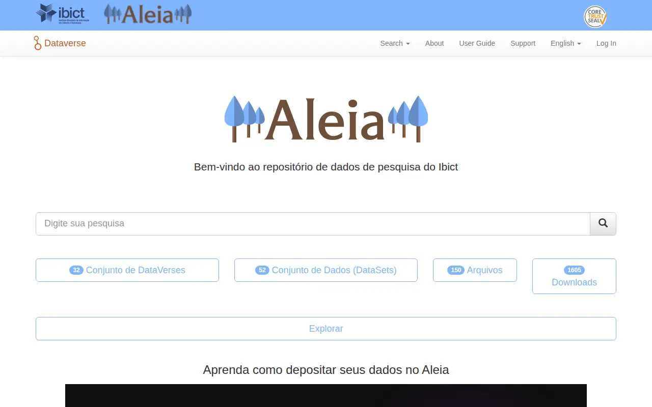 Aleia website preview