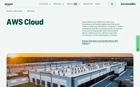 Preview of Amazon Sustainability Data Initiative