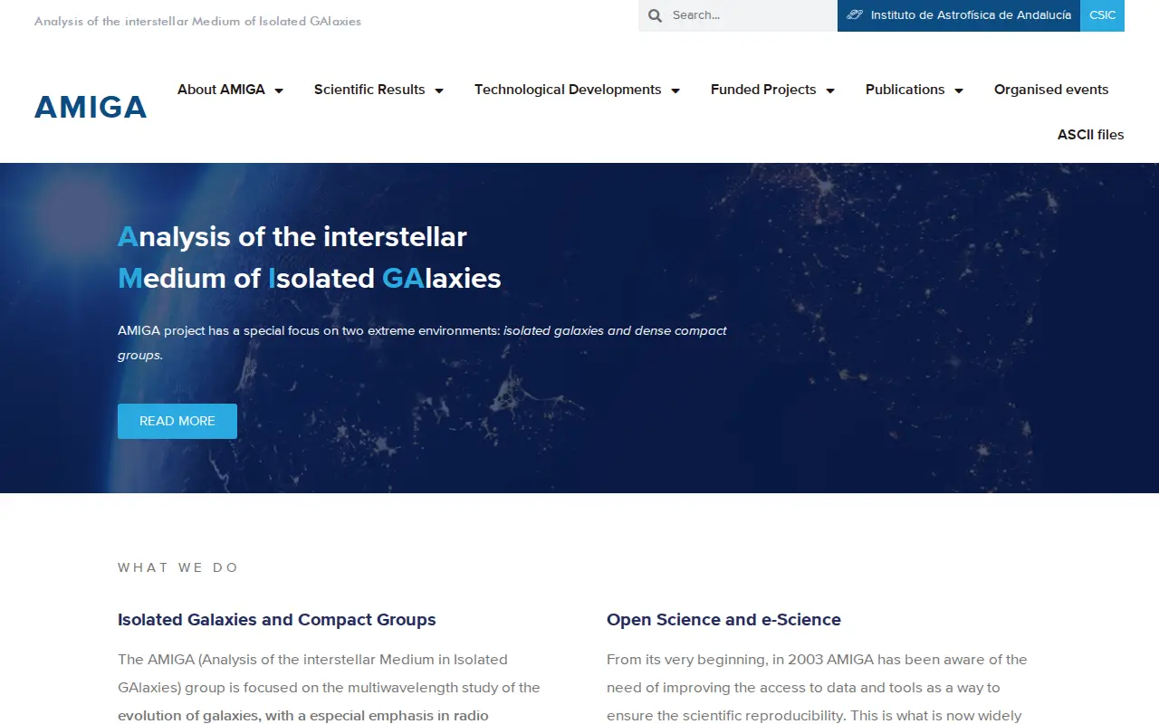 Analysis of the Interstellar Medium of Isolated Galaxies website preview