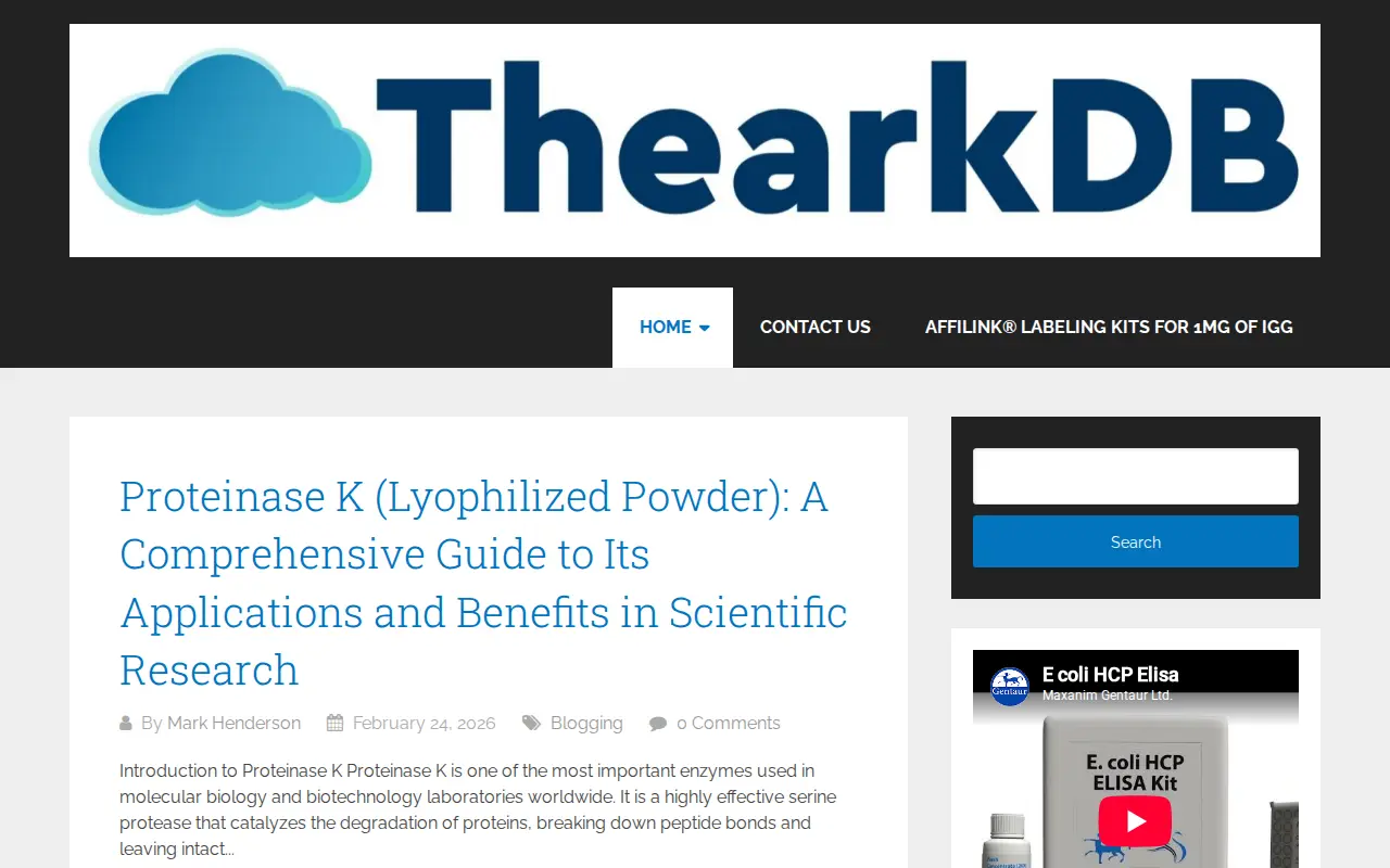 ArkDB website preview