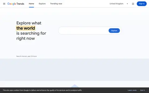 Preview of Google Trends
