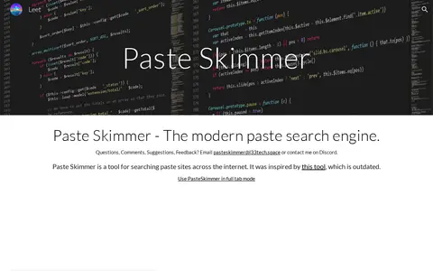 Preview of Paste Skimmer