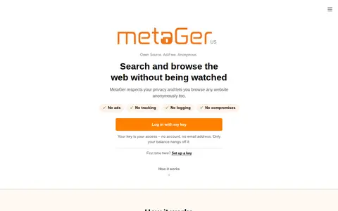 Preview of MetaGer