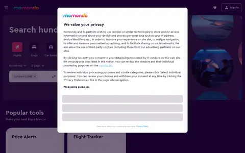 Preview of momondo