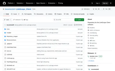 Preview of LinkScope