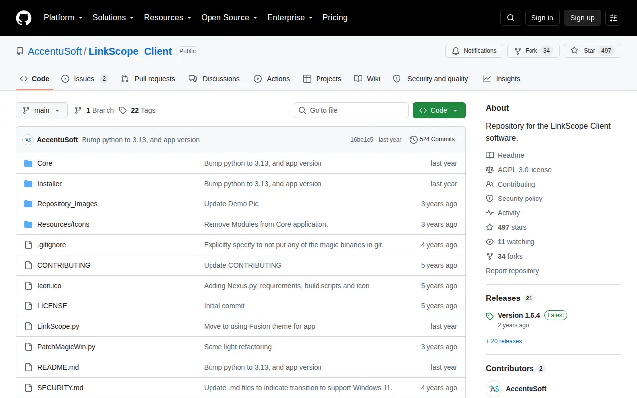 Preview of LinkScope