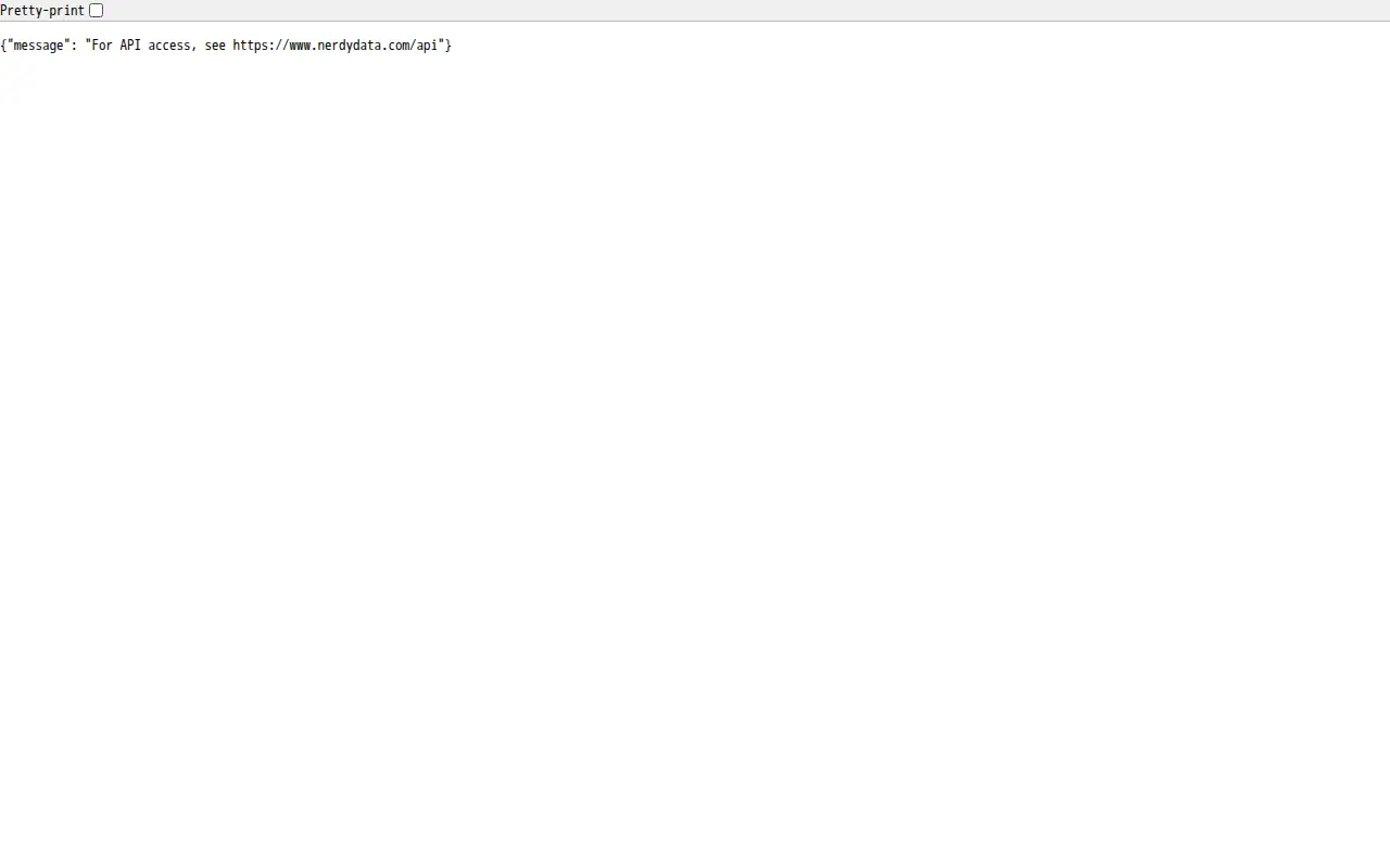 Preview of NerdyData
