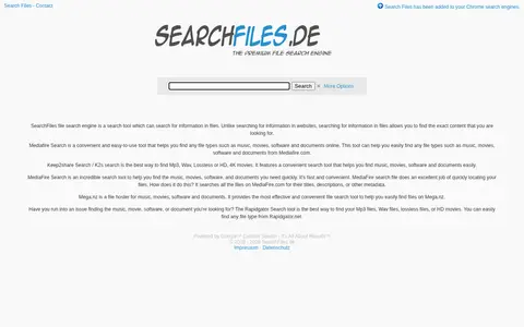 Preview of SearchFiles.de