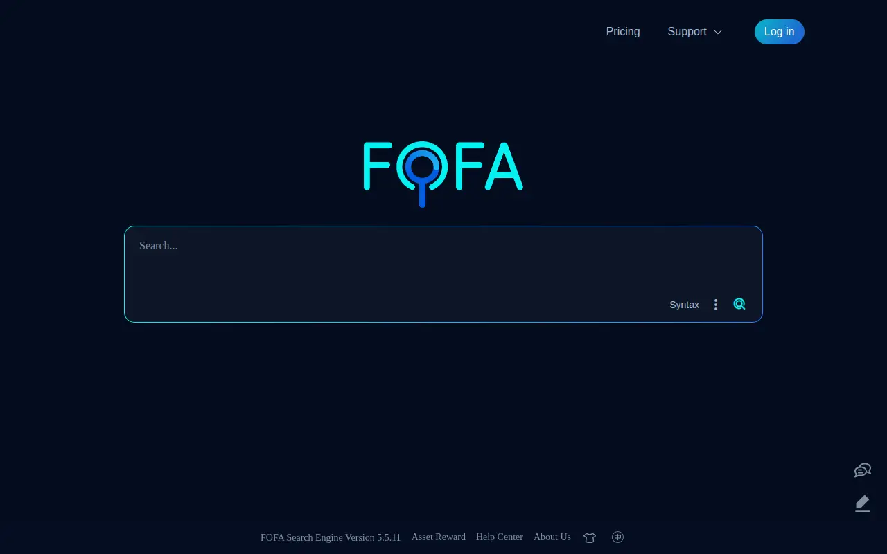 FOFA website preview