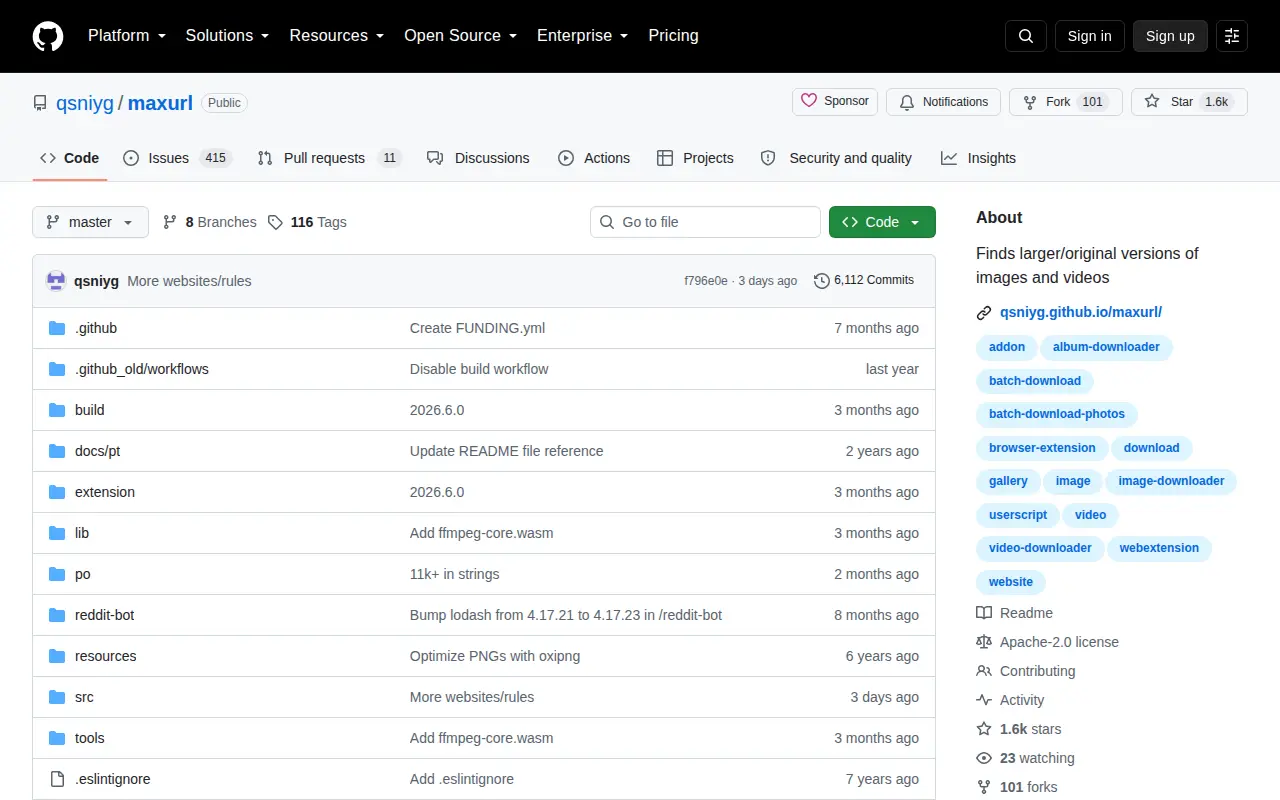 Maxurl website preview