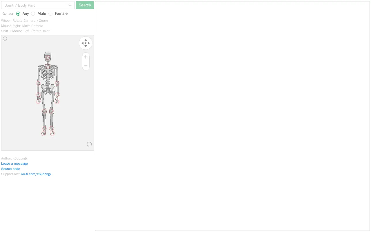 Pose Search website preview