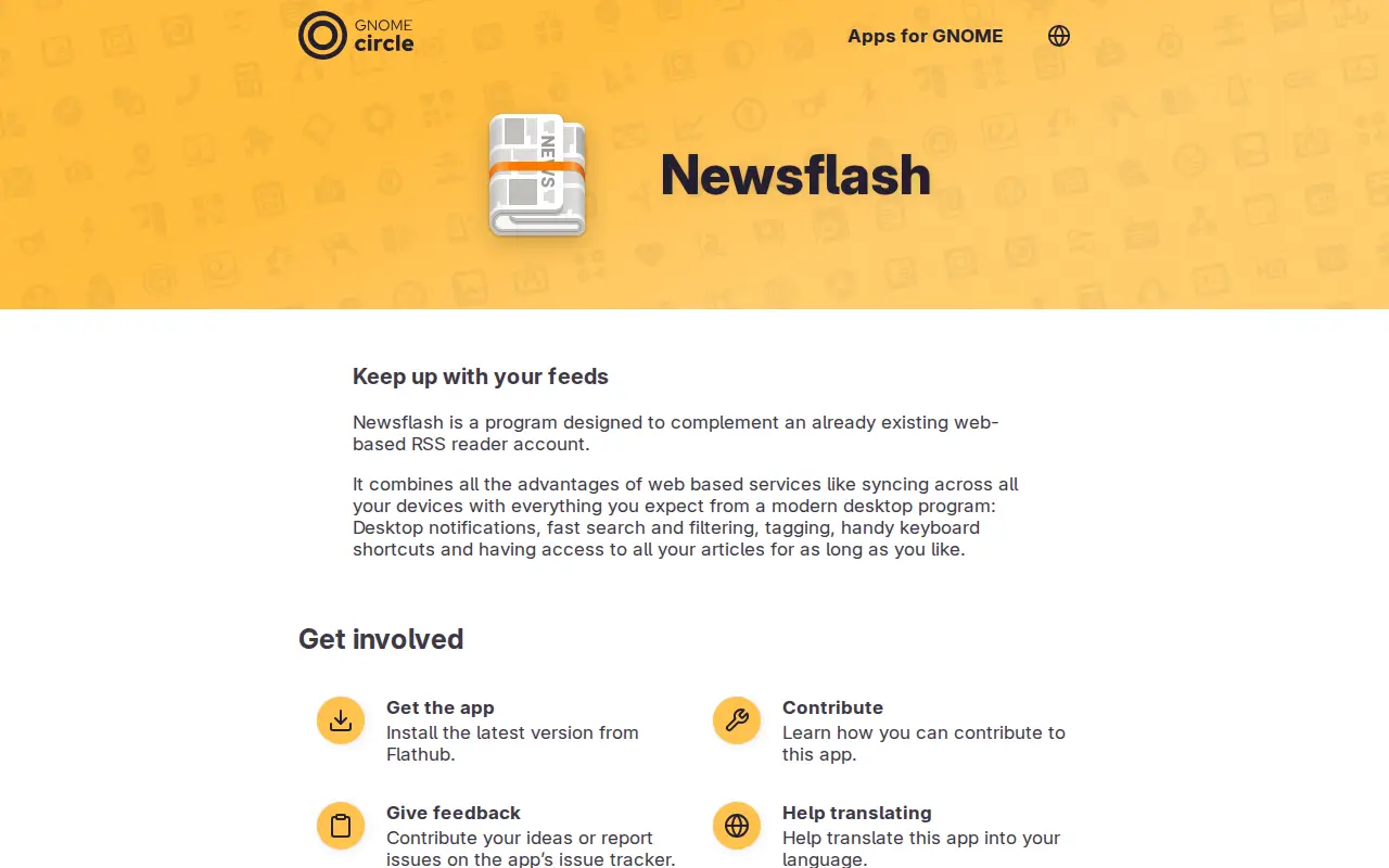 NewsFlash website preview