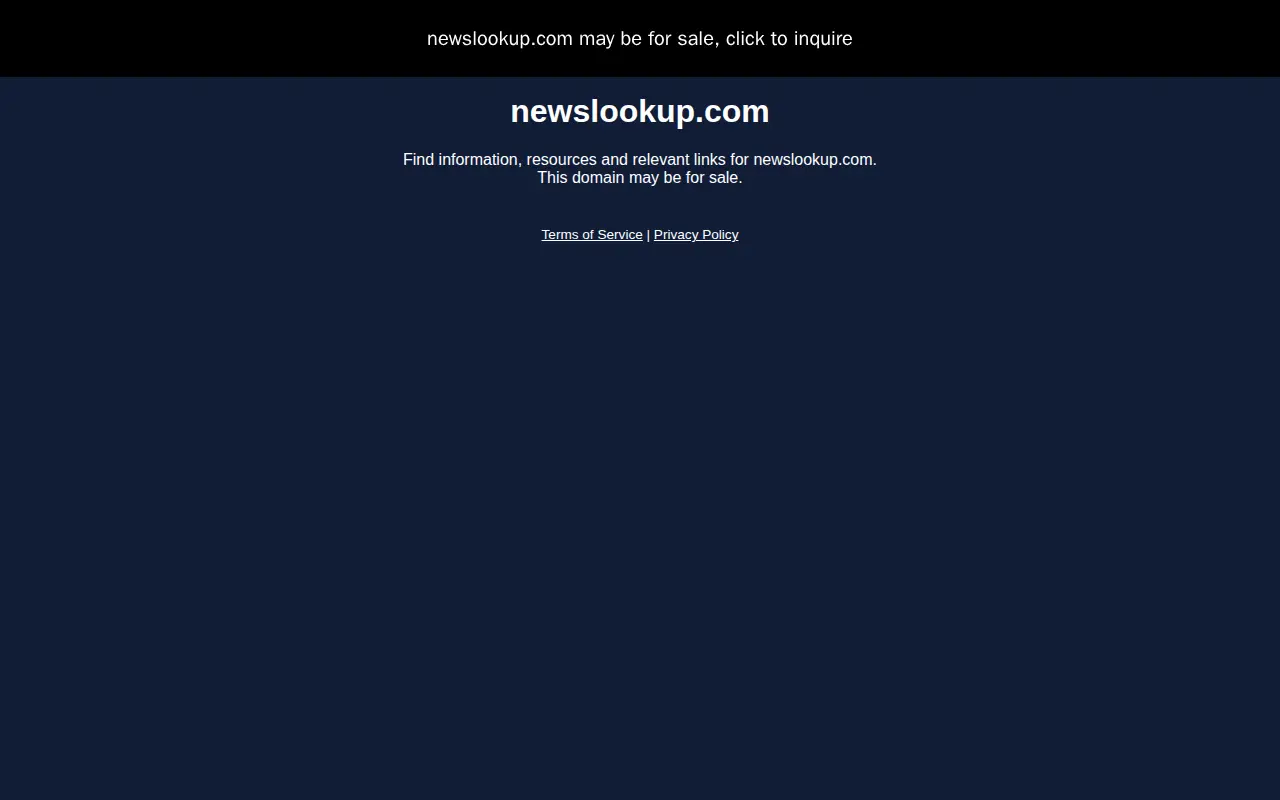 Newslookup.com website preview