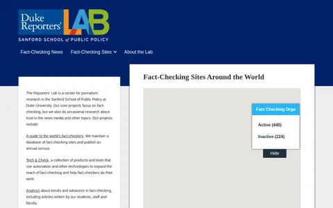 Preview of Fact-Checking