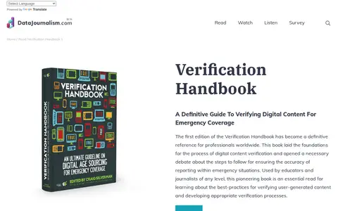 Preview of Verification Handbook
