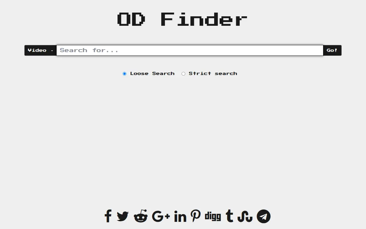 Preview of Open Directory Finder
